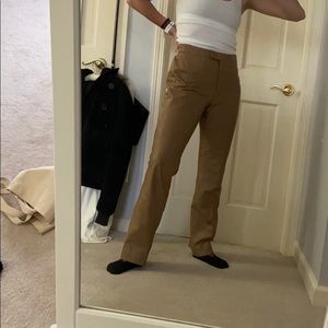 Flare vintage leather pants